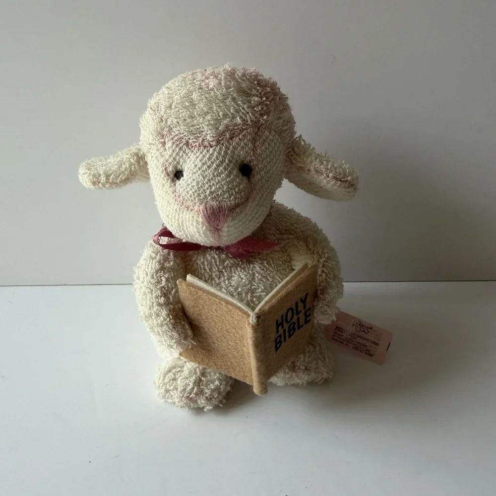 Russ Berrie‎ Home Buddies Luke Lamb Plush Stuffed Animal 5
